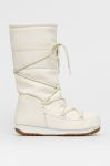 Moon Boot Зимові чоботи Rubber 24010200.MOON.BOOT.HIGH-BLACK колір бежевий Moon Boot Зимові чоботи Rubber 24010200.MOON.BOOT.HIGH-BLACK колір бежевий