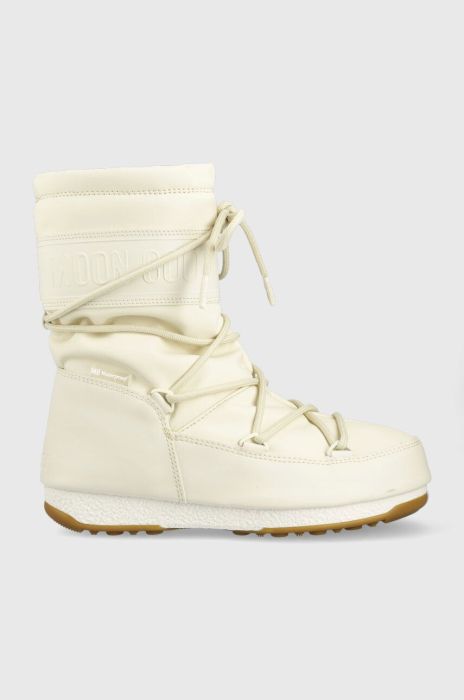 Зимові чоботи Moon Boot колір кремовий 24010300.MOON.BOOT.MID.-BLACK Зимові чоботи Moon Boot колір кремовий 24010300.MOON.BOOT.MID.-BLACK