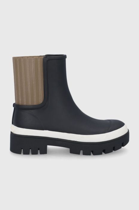 Гумові чоботи Tory Burch жіночі колір чорний Гумові чоботи Tory Burch жіночі колір чорний