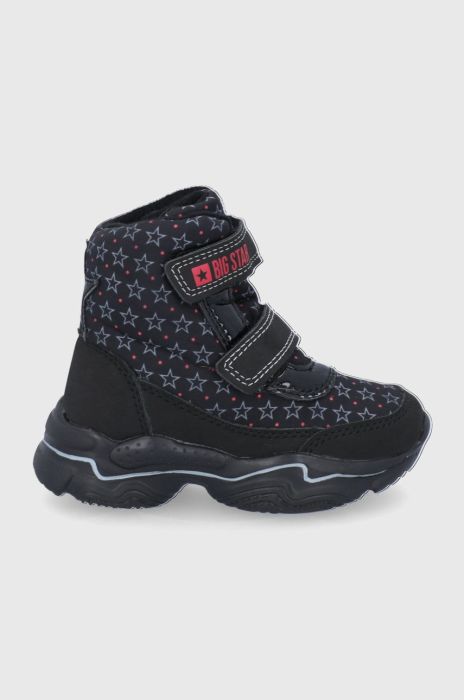 Дитячі чоботи Big Star колір чорний Дитячі чоботи Big Star колір чорний