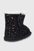 Дитячі замшеві чоботи Emu Australia Toddle Galaxy колір чорний Дитячі замшеві чоботи Emu Australia Toddle Galaxy колір чорний