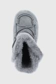 Дитячі замшеві чоботи Moon Boot колір сірий Дитячі замшеві чоботи Moon Boot колір сірий