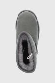Дитячі шкіряні чоботи UGG колір сірий Дитячі шкіряні чоботи UGG колір сірий