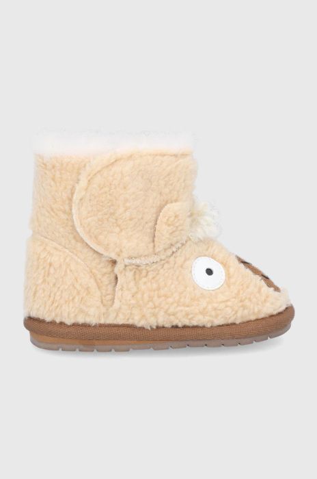 Дитячі чоботи Emu Australia Llama Walker колір жовтий Дитячі чоботи Emu Australia Llama Walker колір жовтий