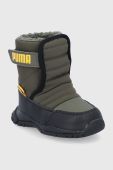 Дитячі чоботи Puma 380746 колір зелений Дитячі чоботи Puma 380746 колір зелений