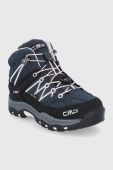 Дитячі замшеві кросівки CMP KIDS RIGEL MID TREKKING SHOE WP колір синій Дитячі замшеві кросівки CMP KIDS RIGEL MID TREKKING SHOE WP колір синій