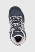 Дитячі замшеві кросівки CMP KIDS RIGEL MID TREKKING SHOE WP колір синій Дитячі замшеві кросівки CMP KIDS RIGEL MID TREKKING SHOE WP колір синій
