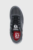 Черевики Reebok Classic Club C 85 GX8318 колір чорний на плоскому ходу GX8318-CBLK/VCRD