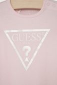 Повзунки для немовлят Guess колір рожевий Повзунки для немовлят Guess колір рожевий