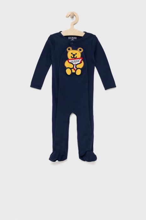 Комбінезон для немовлят Guess колір бірюзовий Комбінезон для немовлят Guess колір бірюзовий