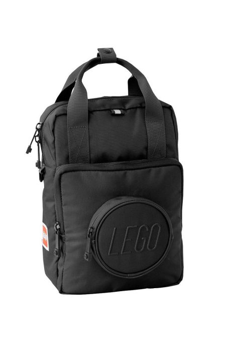 Дитячий рюкзак Lego колір чорний малий гладкий