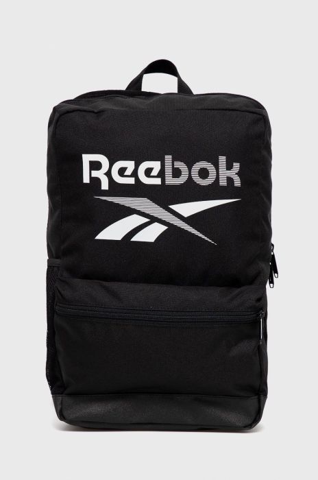 Рюкзак Reebok GP0181 колір чорний великий з принтом Рюкзак Reebok GP0181 колір чорний великий з принтом