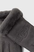 Замшеві рукавички UGG жіночі колір сірий Замшеві рукавички UGG жіночі колір сірий