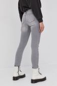 Джинси Noisy May Callie жіночі висока посадка колір сірий (1940707)
