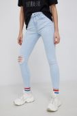 Джинси Superdry жіночі висока посадка колір блакитний (2123816)