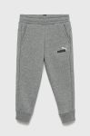 Дитячі штани Puma 586988 колір сірий меланж Дитячі штани Puma 586988 колір сірий меланж