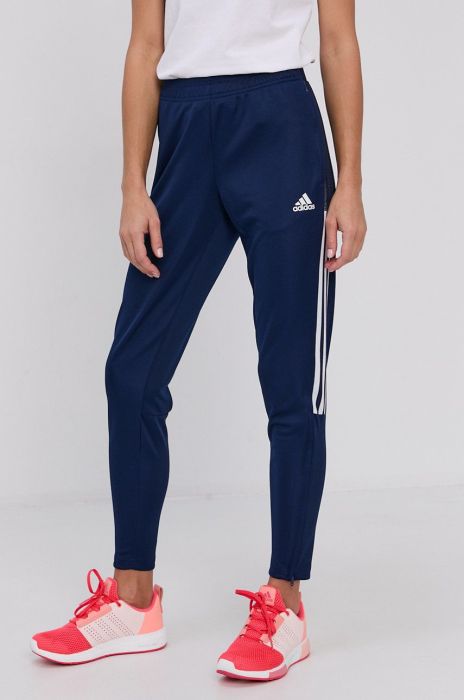 Штани adidas Performance GM4495 жіночі колір синій з аплікацією