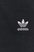 Штани adidas Originals жіночі колір чорний гладкі H06629-BLACK Штани adidas Originals жіночі колір чорний гладкі H06629-BLACK