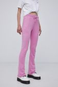 Штани adidas Originals жіночі колір рожевий з аплікацією
