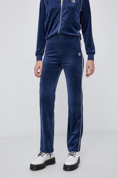 Штани Fila жіночі колір синій з аплікацією Штани Fila жіночі колір синій з аплікацією