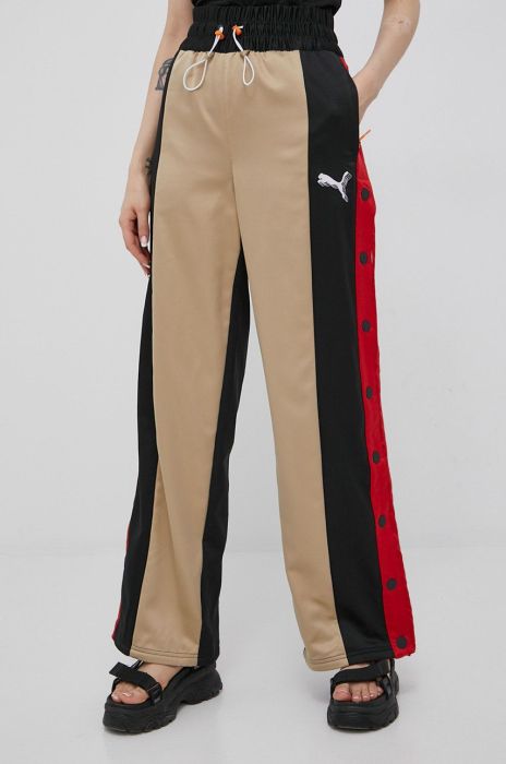 Штани Puma Title Nine 532498 жіночі колір чорний візерунок Штани Puma Title Nine 532498 жіночі колір чорний візерунок