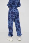 Штани HUF жіночі з принтом колір блакитний