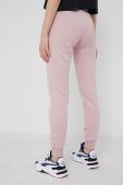 Штани Superdry жіночі колір рожевий меланж