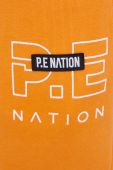 Бавовняні штани P.E Nation жіночі колір помаранчевий гладкі