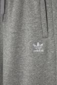 Дитячі штани adidas Originals колір сірий гладке