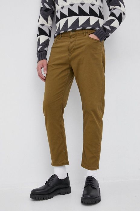 Штани Scotch & Soda чоловічі колір зелений Штани Scotch & Soda чоловічі колір зелений