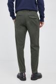 Штани Tiger Of Sweden чоловічі колір зелений пряме