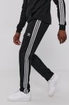 Штани adidas Originals чоловічі колір чорний гладке H09115-BLACK Штани adidas Originals чоловічі колір чорний гладке H09115-BLACK