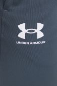 Спортивні штани Under Armour Pique колір сірий однотонні Спортивні штани Under Armour Pique колір сірий однотонні