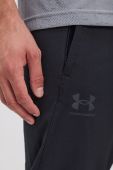 Спортивні штани Under Armour Pique колір чорний однотонні