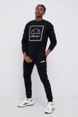 Спортивні штани Ellesse колір чорний з принтом SHK12643-429 Спортивні штани Ellesse колір чорний з принтом SHK12643-429