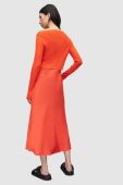 Сукня і светр AllSaints maxi пряма колір червоний (3256444)