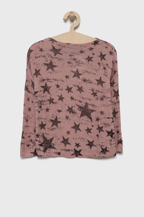 Дитячий светр United Colors of Benetton колір рожевий легкий (1719520) Дитячий светр United Colors of Benetton колір рожевий легкий (1719520)