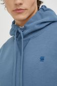 Кофта G-Star Raw чоловіча  однотонна колір блакитний (2531227)