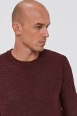 Светр Selected Homme чоловічий колір бордовий легкий