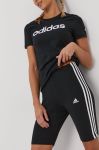 Шорти adidas жіночі колір чорний з аплікацією висока посадка (1498761) Шорти adidas жіночі колір чорний з аплікацією висока посадка (1498761)