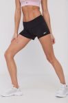 Шорти Reebok GS7229 жіночі колір чорний гладкі Шорти Reebok GS7229 жіночі колір чорний гладкі