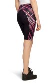 Шорти Wolford Hanna Biker жіночі колір чорний візерунок висока посадка
