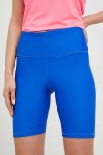 Шорти для тренувань Under Armour жіночі колір синій однотонні висока посадка 1360939-698