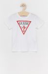 Дитяча футболка Guess колір білий меланж (1534955) Дитяча футболка Guess колір білий меланж (1534955)