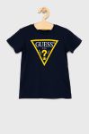 Дитяча футболка Guess колір синій меланж (1534930) Дитяча футболка Guess колір синій меланж (1534930)