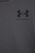 Дитяча футболка Under Armour колір сірий однотонний