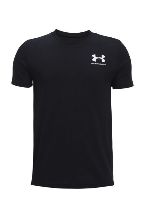 Дитяча футболка Under Armour колір чорний однотонний (1731486) Дитяча футболка Under Armour колір чорний однотонний (1731486)