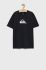 Дитяча бавовняна футболка Quiksilver колір чорний з принтом (1684175)
