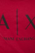 Бавовняна футболка Armani Exchange колір рожевий (2946305)