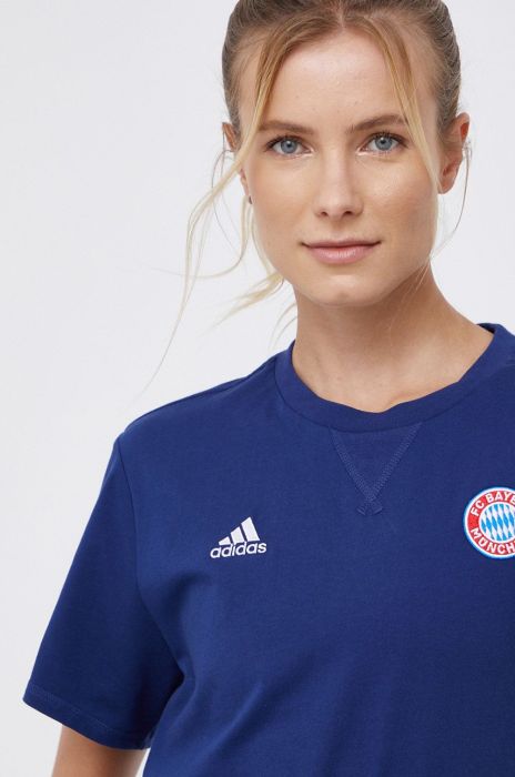 Бавовняна футболка adidas Performance колір синій (1783160) Бавовняна футболка adidas Performance колір синій (1783160)